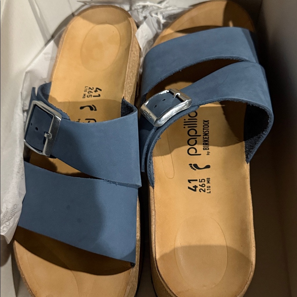 Papillio- sandals, blue, Almina 10 narrow new - Picture 5 of 5